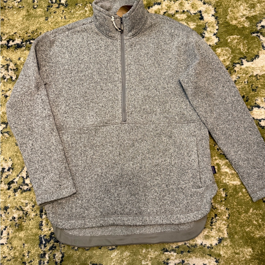 Patagonia Better Sweater Heathered Gray Zip-Up Nwt